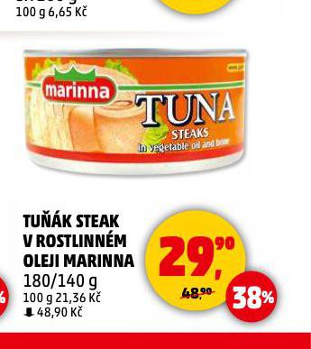 TUK STEAK V ROSTLINNM OLEJI MARINNA