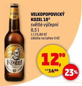 PIVO VELKOPOPOVICK KOZEL 10