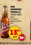 PIVO GAMBRINUS PATRON 12