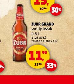 PIVO ZUBR GRAND