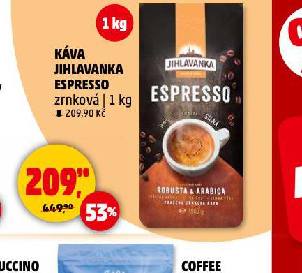 KVA JIHLAVANKA ESPRESSO ZRNKOV