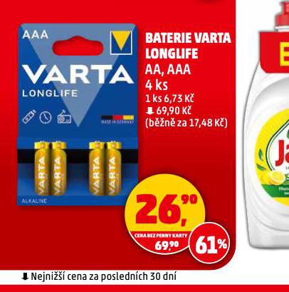 BATERIE VARTA LONGLIFE