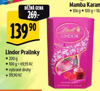 LINDOR PRALINKY