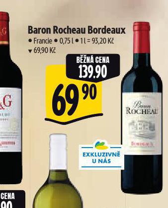 BARON ROCHEAU BORDEAUX