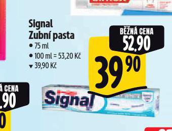 SIGNAL ZUBN PASTA