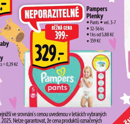 PAMPERS PLENKY