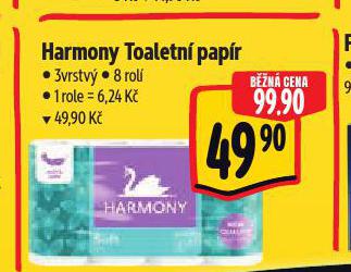 HARMONY TOALETN PAPR