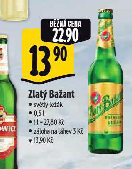 PIVO ZLAT BAANT