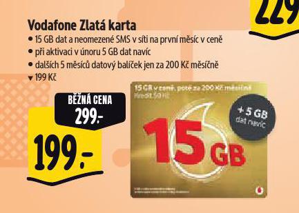 ZLAT KARTA VODAFONE