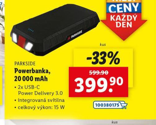 POWERBANKA 20000 mAh