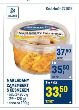 NAKLDAN CAMEMBERT S ESNEKEM