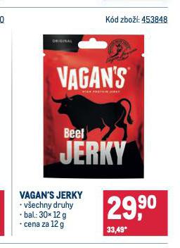 VAGAN'S JERKY