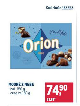 ORION DEZERT MODR Z NEBE