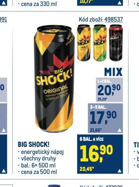 BIG SHOCK! ENERGETICK NPOJ