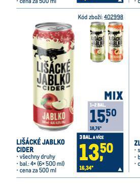 LICK JABLKO CIDER