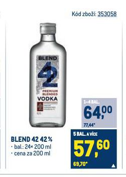 BLEND 42 VODKA