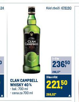 CLAN CAMPBELL WHISKY