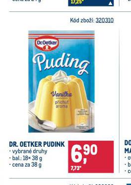 DR. OETKER PUDING