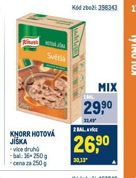 KNORR HOTOV J͊KA