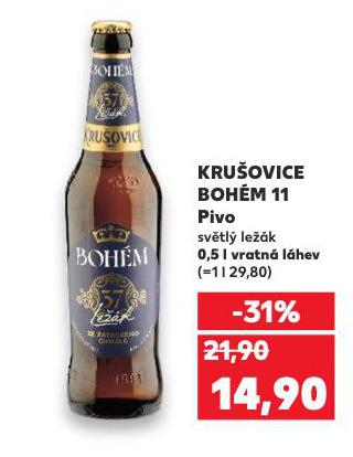 PIVO KRUOVICE BOHM