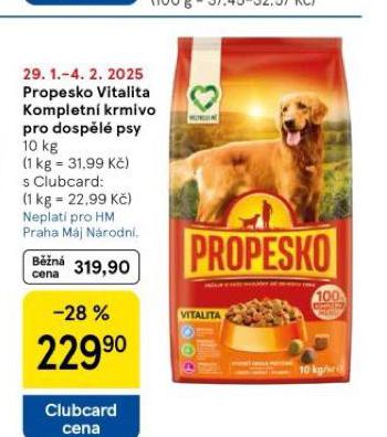 PROPESKO VITALITA KOMPLETN KRMIVO PRO DOSPL PSY