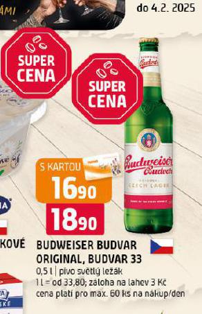 PIVO BUDVAR 33