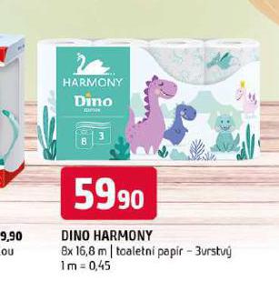 HARMONY DINO TOALETN PAPR