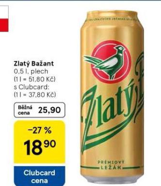 PIVO ZLAT BAANT