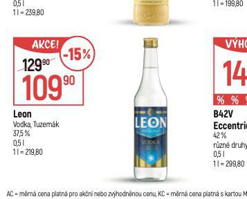 LEON VODKA, TUZEMK