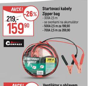 STARTOVAC KABELY ZIPPER BAG