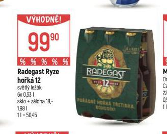 PIVO RADEGAST RYZE HOK 12