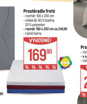 PROSTRADLO FROT 100 x 200 CM