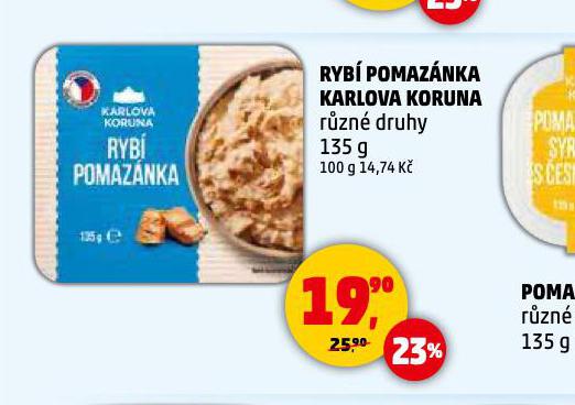 RYB POMAZNKA KARLOVA KORUNA