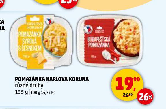 POMAZNKA KARLOVA KORUNA