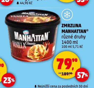 MANHATTAN ZMRZLINA