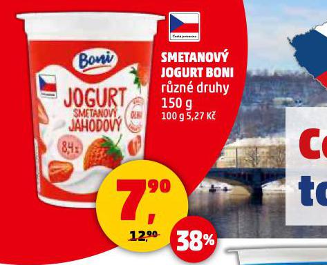 SMETANOV JOGURT BONI