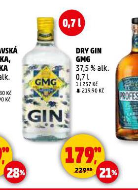 DRY GIN GMG