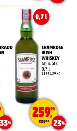 SHAMROSE IRISH WHISKEY