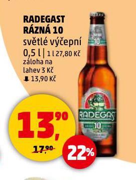 PIVO RADEGAST RZN 10