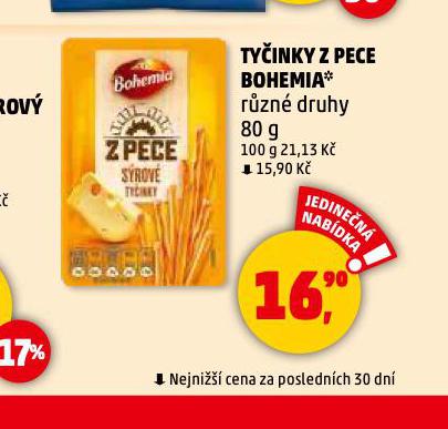 TYINKY Z PECE BOHEMIA