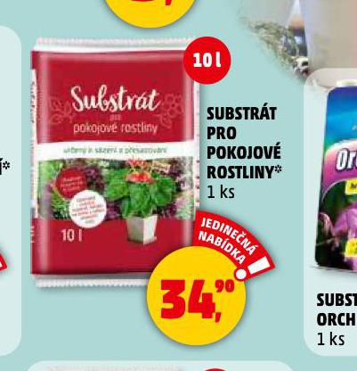 SUBSTRT PRO POKOJOV ROSTLINY