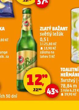 PIVO ZLAT BAANT