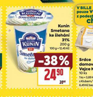 KUNN SMETANA KE LEHN 31%