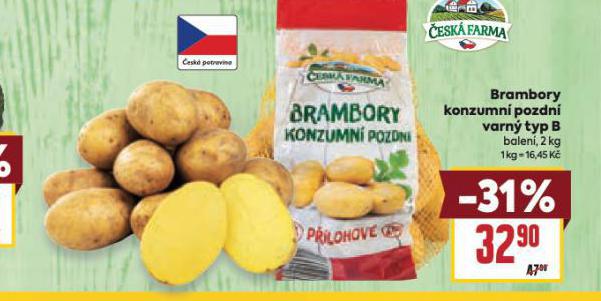 BRAMBORY KONZUMN POZDN