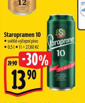 PIVO STAROPRAMEN 10