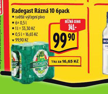 PIVO RADEGAST RZN 10