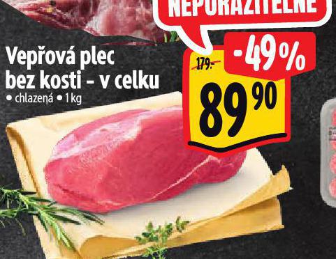 VEPOV PLEC BEZ KOSTI