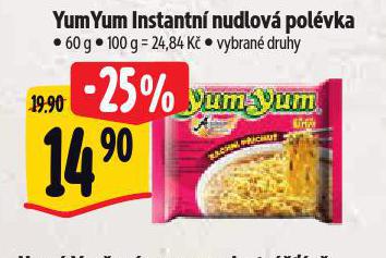 YUM YUM INSTANTN NUDLOV POLVKA