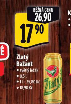 PIVO ZLAT BAANT