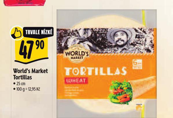 WORLDS MARKET TORTILLAS